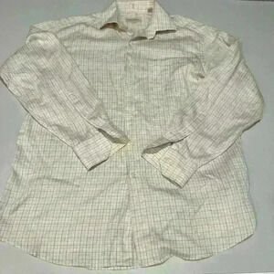 Tommy Bahama Plaid Button Down Shirt Size 16 1/2 34-35